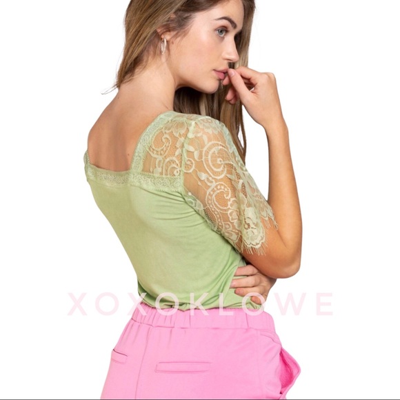 POL Spring Green Premium Tee Buttery Soft Relaxed Fit - Picture 6 of 14